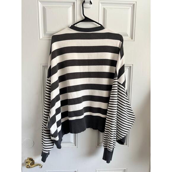 Nike Phoenix oversized striped crewneck sweatshirt size xxl - Picture 7 of 7